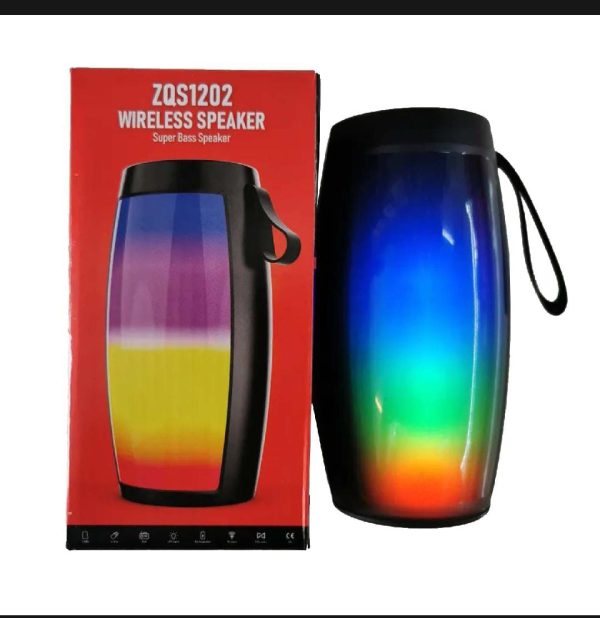 1202 Wireless Bluetooth Speakers Home Outdoor Portable Small Speaker Subwoofer Car Audio Bass Mp3 Player Sound System Led Lights