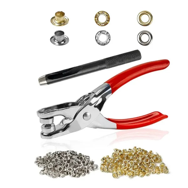 Metal Hand Press Tich Button Fixer Machine Metal Good Quality – 50 Pcs Button