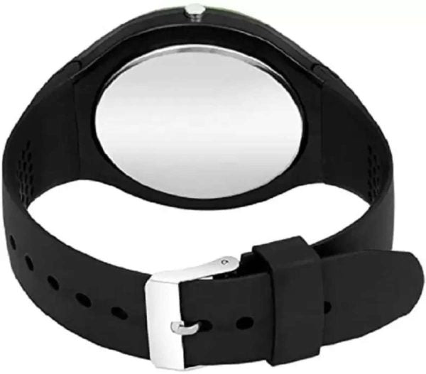 Round Shape Led Digital Watch With Apple Logo Digital Watch For Men And Women ( Random Color ) – Without Box