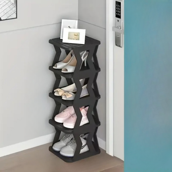 “Shoe Rack High Quality – Unique X Shaped Shoe Rack 5 Floors – 5 Tier Shoe Rack – Without Bo”