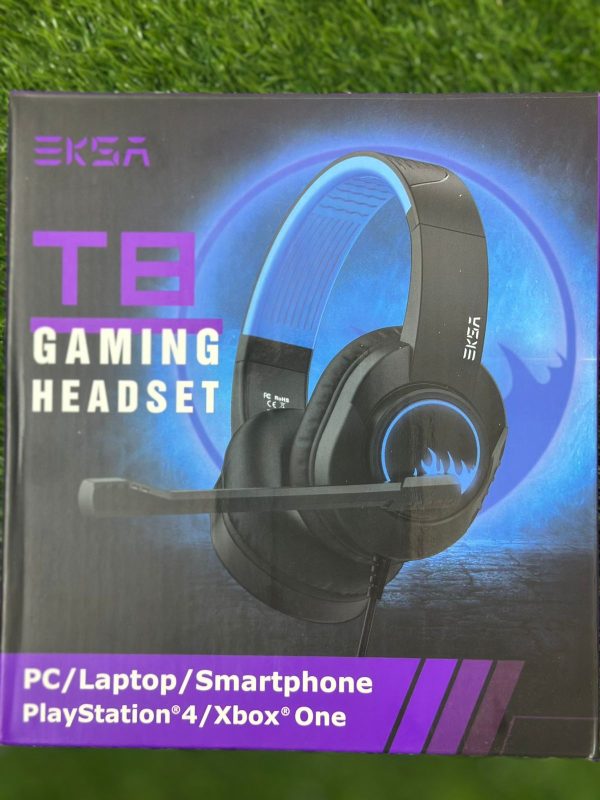 Eksa T8 Stereo Gaming Headset | Best Gaming Headphone | Best Quality Eksa T8 Gaming Headset ( Random Color )