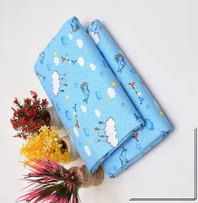 2 Pcs Women's Unstitched Printed Suit