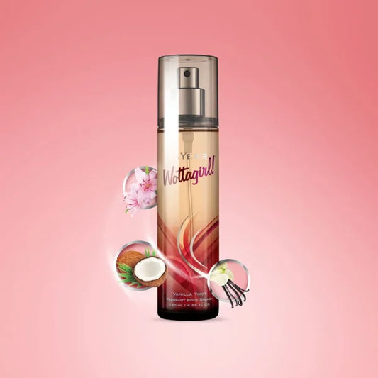Layer’r Shot Wottagirl Vanilla Twist Fragrant Body Splash For Women (135 Ml )