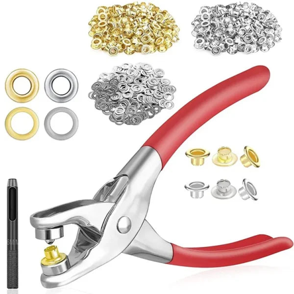 Metal Hand Press Tich Button Fixer Machine Metal Good Quality – 50 Pcs Button