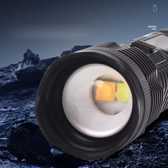 Most Powerful P50 Flashlight Flash Light 5 Modes Usb Zoom Led Torch Built-in 18650 Battery Camping, Fishing