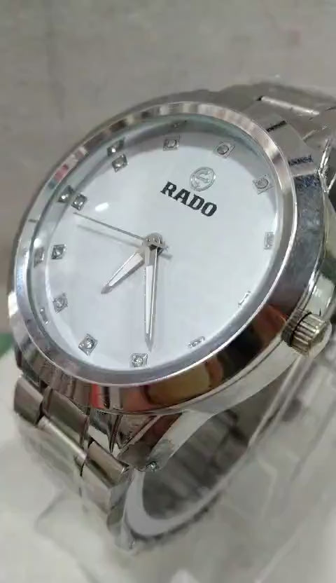 Rado Men’s Formal Wrist Watch With Stainless Steel Chain | Best Quality Rado Watch For Men’s – Men’s Watches – Wrist Watch For Men – With Random Box
