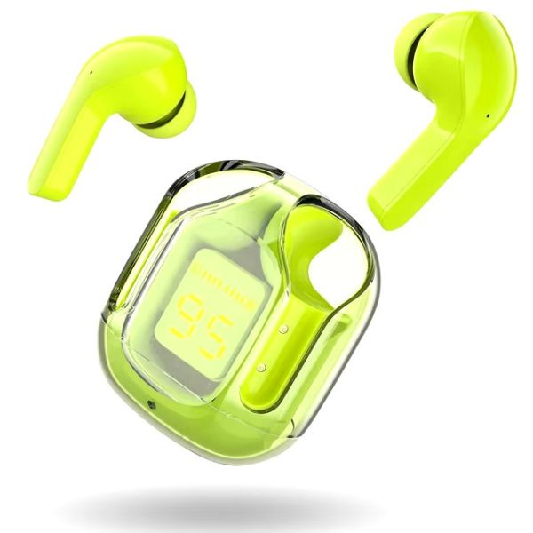 Treqa Bt35 Bluetooth Earbuds | Wireless Earphones | Hifi Stereo Headphone | Digital Display Charging Case (random Color)